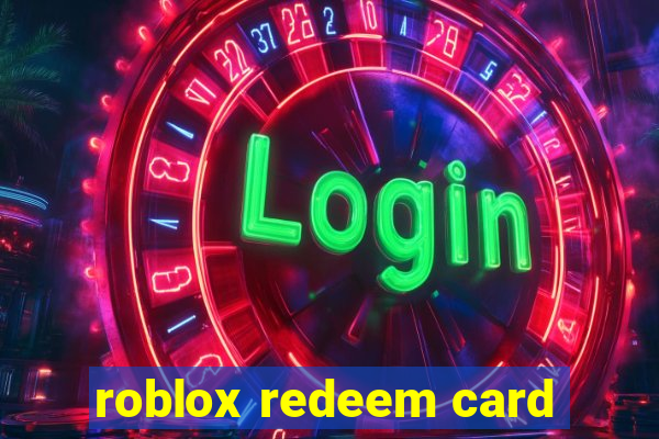 roblox redeem card